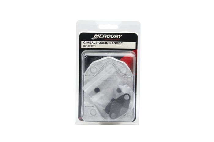 Aluminum Anode, MerCruiser R, MR, Alpha One Gen II, Bravo X, XR & XZ, Qty 2 — Mercury part 821631T1
