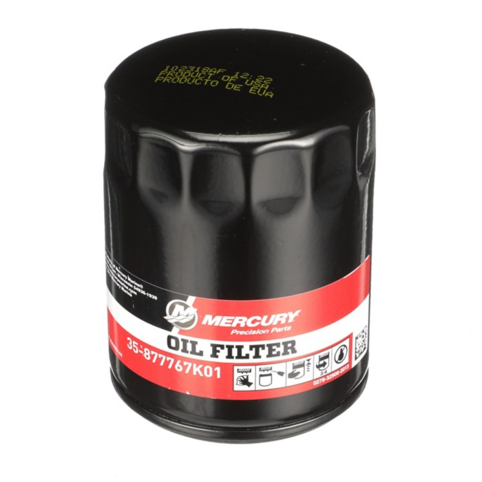 Oil Filter, L4SC, 135-200hp Verado — Mercury part 877767K01