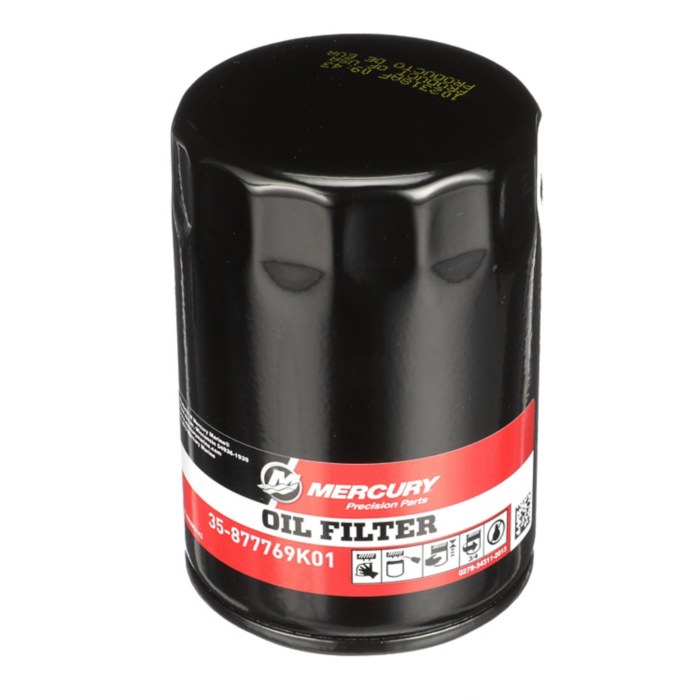 Oil Filter, L6 200-400R Verado — Mercury part 877769K01