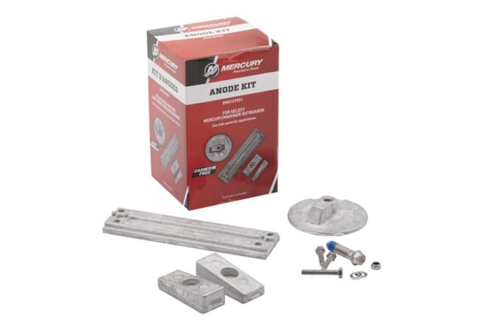 Aluminum Anode Kit, 135-200hp 4-Cylinder Verado, 75-115hp & 135-250hp OptiMax — Mercury part 8M0107551