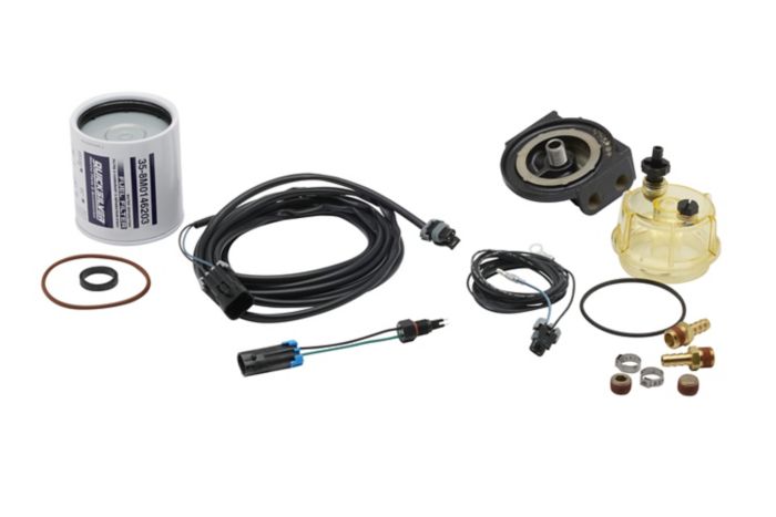 Remote Water-Separating Fuel Filter Kit for Mercury and Mariner 150hp EFI Four — Mercury part 8M0109543