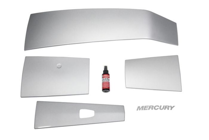 Mercury Accent Panel Kit in Mercury Silver 8M0142213 for 3.4L V6 175-225hp FourStroke Outb — Mercury part 8M0142213