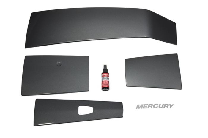 Mercury Graphite Gray Accent Panel Kit 8M0142214 for 3.4L V6 175-225hp FourStroke Outboard — Mercury part 8M0142214