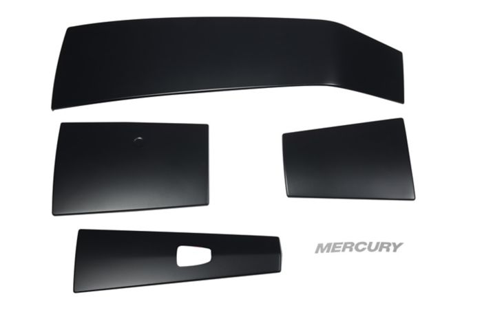 Mercury Pro Black Accent Panel Kit 8M0142215 for 3.4L V6 175-225hp FourStroke Outboards — Mercury part 8M0142215