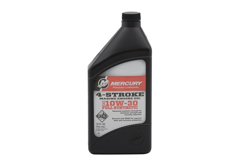 10W-30 Synthetic Blend 4-Stroke Marine Engine Oil, 1 Qt. — Mercury part 8M0173223
