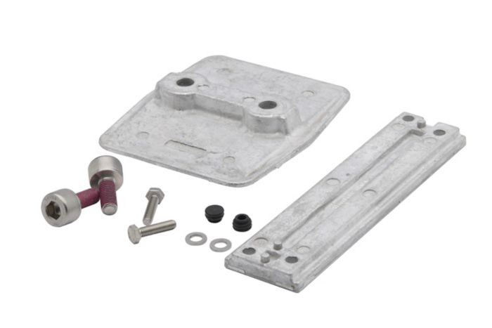 Aluminum Anode Kit for Mercury V6 and V8 175-300hp CMS Outboards with Conventi — Mercury part 8M0205954