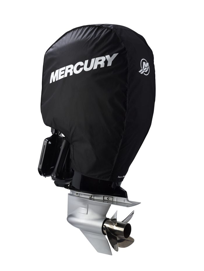 Tow N Stow Outboard Cover 225-400hp Verado, Black — Mercury part 8M0221494