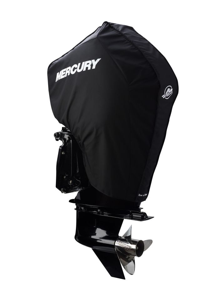 Tow N Stow Outboard Cover 175-225hp FourStroke, Black — Mercury part 8M0221495