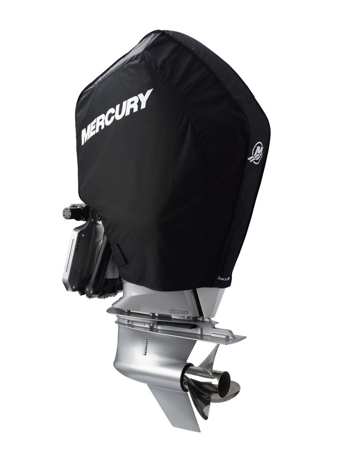Tow N Stow Outboard Cover 200-300hp FourStroke, Black — Mercury part 8M0221496