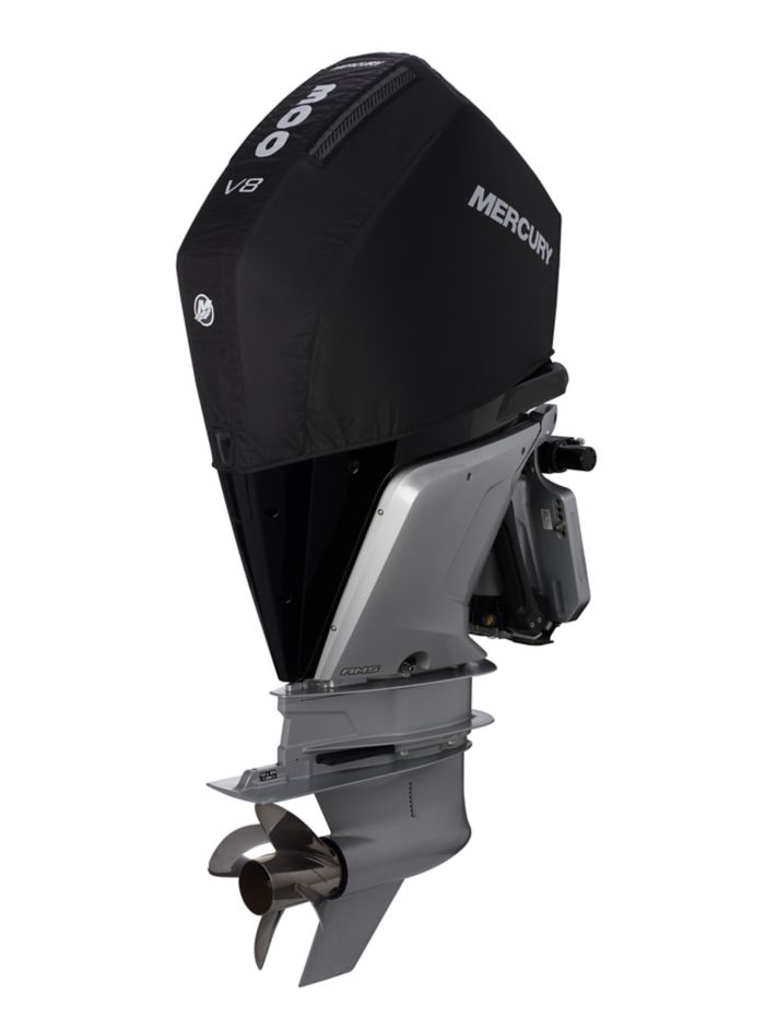 Mercury 4.6L V8 300hp Outboard Vented Splash Cover (Black) — Mercury part 8M0228522