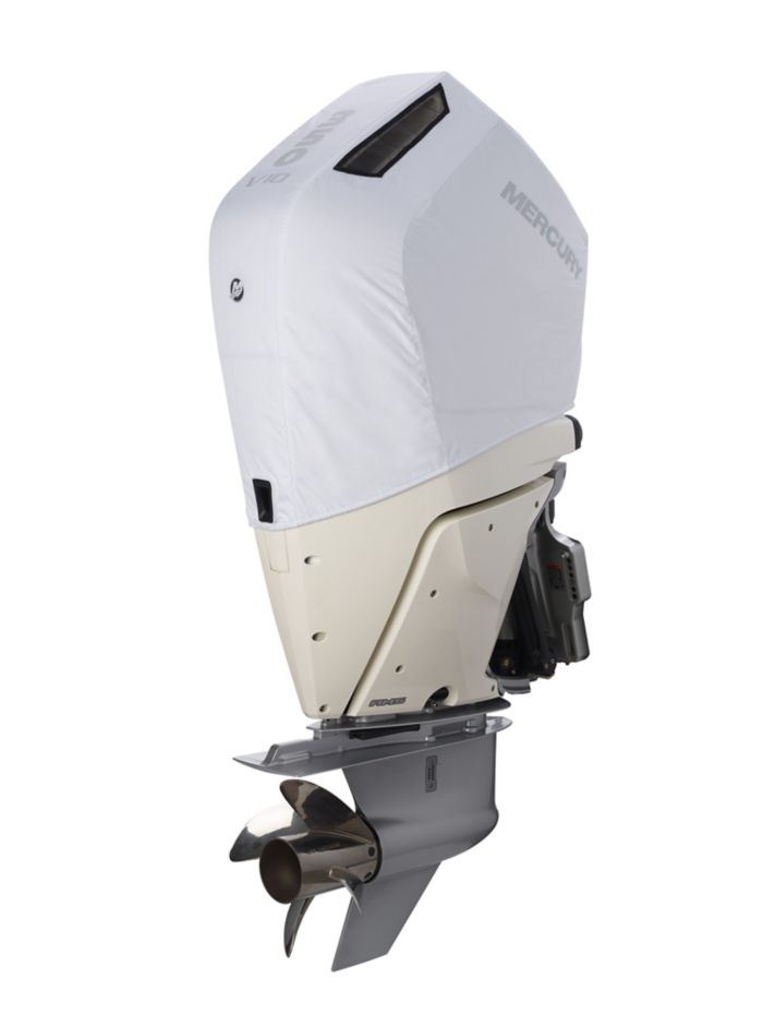 Mercury 5.7L V10 350hp Outboard Vented Splash Cover (White) — Mercury part 8M0228525