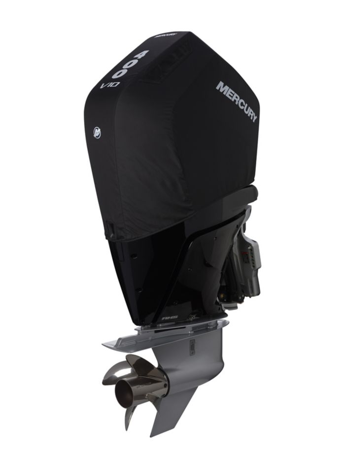 Mercury 5.7L V10 400hp Outboard Vented Splash Cover (Black) — Mercury part 8M0228526