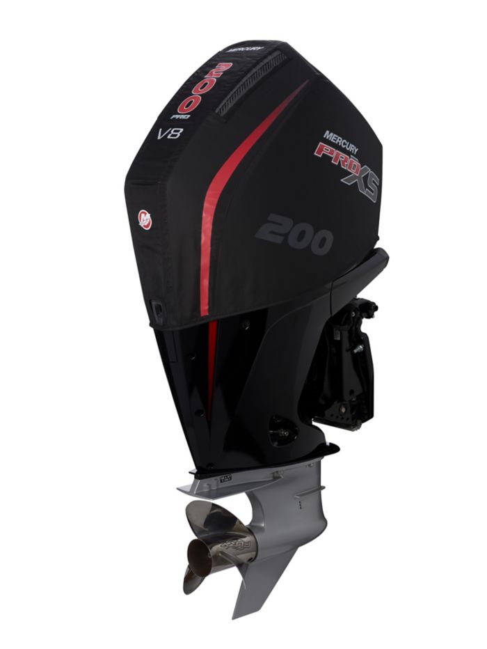 Mercury 4.6L V8 200hp ProXS Outboard Vented Splash Cover — Mercury part 8M0228533