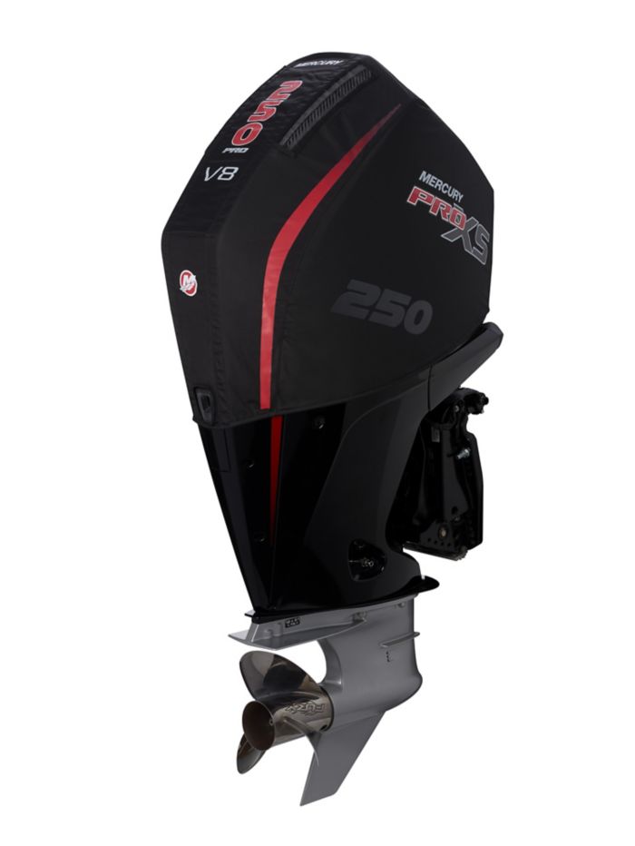 Mercury 4.6L V8 250hp Pro XS Outboard Vented Splash Cover — Mercury part 8M0228535